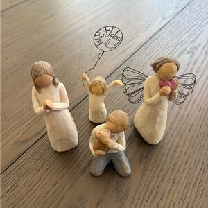 Willow Tree Hand-Painted Figurine Set